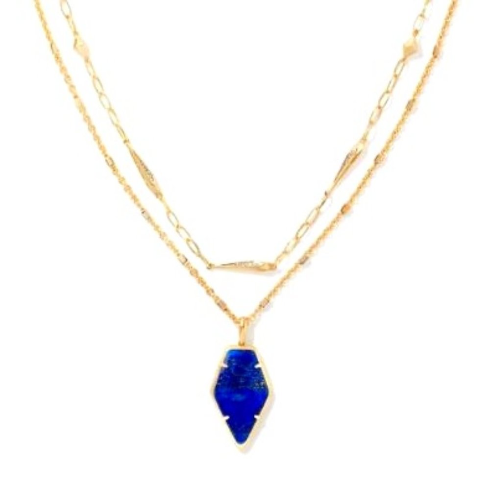 Kendra Scott Framed Tessa Blue Lapis Necklace